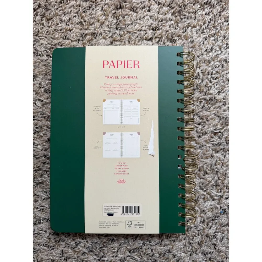 NEW Papier Travel Journal Off Piste